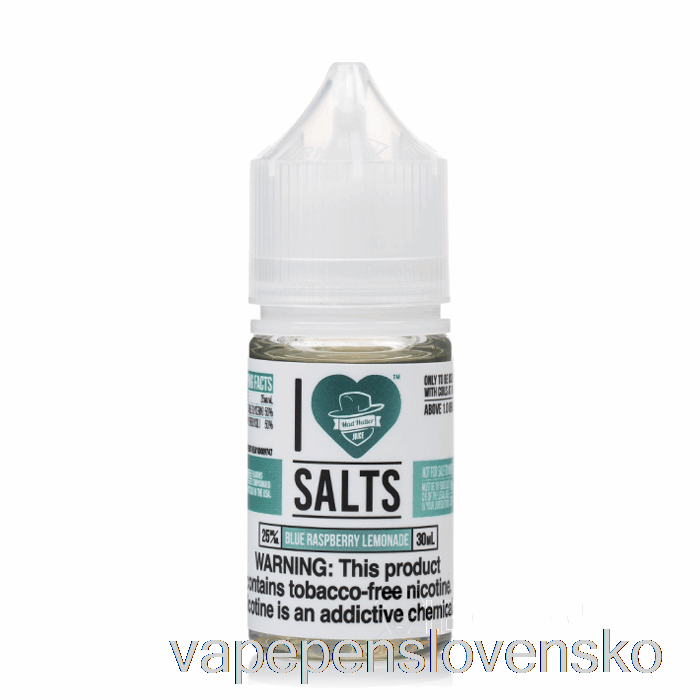 Modrá Malinová Limonáda - Milujem Soli - 30 Ml 25 Mg Vape Cigareta